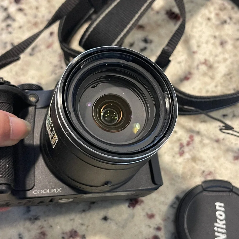 Nikon‎ Coolpix P510 Digital Camera GPS 42x Optical Zoom 16MP Black With bag